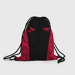 Рюкзак-мешок T1 форма red, цвет: 3D-принт