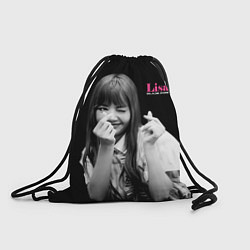 Рюкзак-мешок Blackpink Lisa Sign of love, цвет: 3D-принт