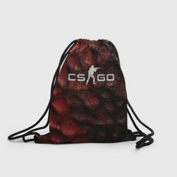 Рюкзак-мешок CS GO dark texture, цвет: 3D-принт