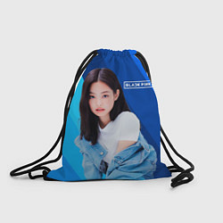 Рюкзак-мешок Jennie kpop, цвет: 3D-принт
