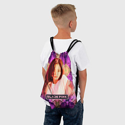 Рюкзак-мешок Дженни кпоп Блэкпинк, цвет: 3D-принт — фото 2