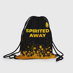 Рюкзак-мешок Spirited Away - gold gradient: символ сверху, цвет: 3D-принт