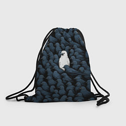 Рюкзак-мешок White crow, цвет: 3D-принт
