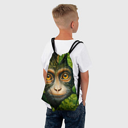 Рюкзак-мешок Обезьянка в джунгли, цвет: 3D-принт — фото 2