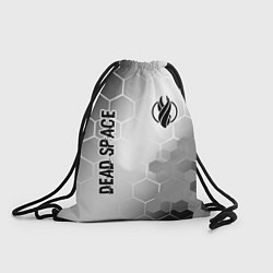 Рюкзак-мешок Dead Space glitch на светлом фоне: надпись, символ, цвет: 3D-принт