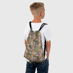 Рюкзак-мешок Жёлтые трясогуски, цвет: 3D-принт — фото 2