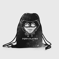 Рюкзак-мешок Poppy Playtime glitch на темном фоне, цвет: 3D-принт