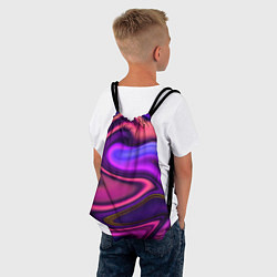 Рюкзак-мешок Волшебные волны, цвет: 3D-принт — фото 2