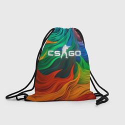 Рюкзак-мешок Cs Go Logo Color, цвет: 3D-принт