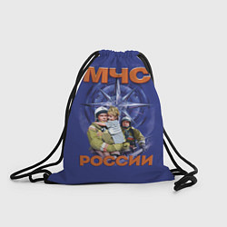 Рюкзак-мешок МЧС России - спасатели, цвет: 3D-принт