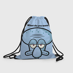 Рюкзак-мешок Сквидвард, цвет: 3D-принт