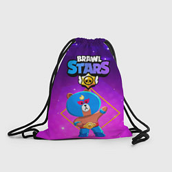 Рюкзак-мешок Эль Браун Бравл старс, цвет: 3D-принт