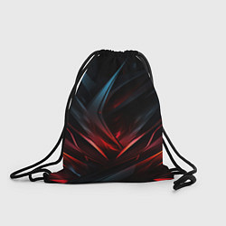 Рюкзак-мешок Black red abstract, цвет: 3D-принт