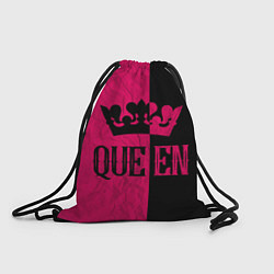 Рюкзак-мешок Queen корона, цвет: 3D-принт