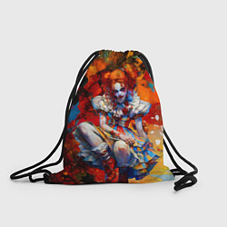 Рюкзак-мешок Клоун девушка, цвет: 3D-принт