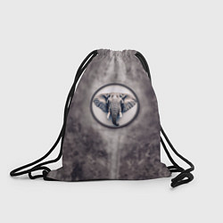 Рюкзак-мешок Слон с хоботом, цвет: 3D-принт
