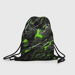Рюкзак-мешок Текстура киберпанка, цвет: 3D-принт