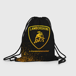 Рюкзак-мешок Lamborghini - gold gradient, цвет: 3D-принт