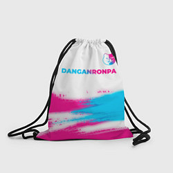 Рюкзак-мешок Danganronpa neon gradient style: символ сверху, цвет: 3D-принт
