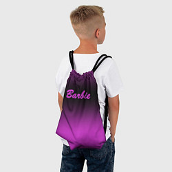 Рюкзак-мешок Барби градиент, цвет: 3D-принт — фото 2