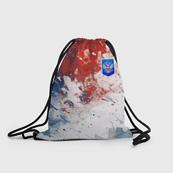 Рюкзак-мешок Краски и герб России, цвет: 3D-принт