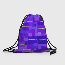 Мешок для обуви Minecraft pattern logo