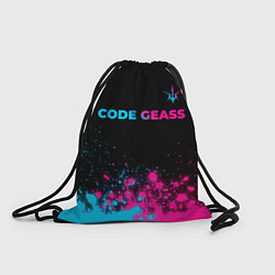 Мешок для обуви Code Geass - neon gradient: символ сверху