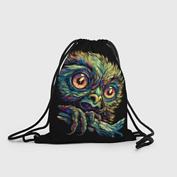 Рюкзак-мешок Психоделический тамарин, цвет: 3D-принт