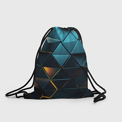 Рюкзак-мешок Объемные частицы с подсветкой, цвет: 3D-принт