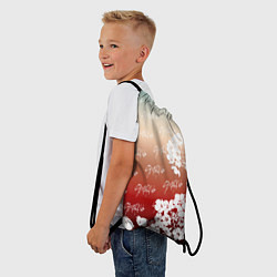 Рюкзак-мешок Stray Kids flowers, цвет: 3D-принт — фото 2