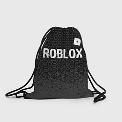 Рюкзак-мешок Roblox glitch на темном фоне: символ сверху, цвет: 3D-принт