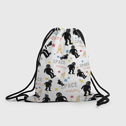 Рюкзак-мешок Космическое приключение паттерн, цвет: 3D-принт