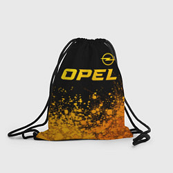 Рюкзак-мешок Opel - gold gradient: символ сверху, цвет: 3D-принт