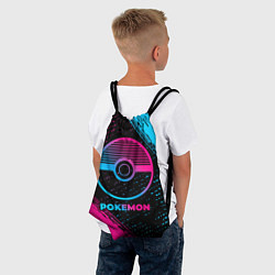 Рюкзак-мешок Pokemon - neon gradient, цвет: 3D-принт — фото 2