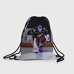 Рюкзак-мешок Sergey Bobrovsky - goalkeeper - Columbus blue jack, цвет: 3D-принт