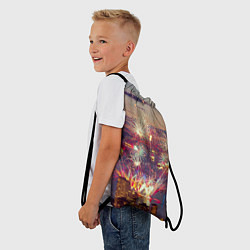 Рюкзак-мешок Салют в ночном небе, цвет: 3D-принт — фото 2