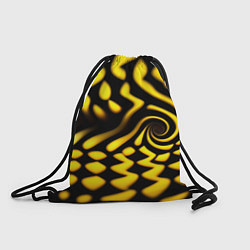 Рюкзак-мешок Желтая футболка с воронкой, цвет: 3D-принт