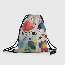 Рюкзак-мешок Colorful blots - vogue - abstraction, цвет: 3D-принт