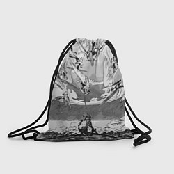 Рюкзак-мешок Нападение ангелов - Евангелион, цвет: 3D-принт