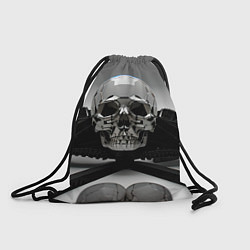 Рюкзак-мешок Полированный череп, цвет: 3D-принт