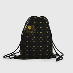 Рюкзак-мешок Королевский паттерн - Валерия, цвет: 3D-принт