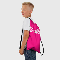 Рюкзак-мешок Барби розовая, цвет: 3D-принт — фото 2