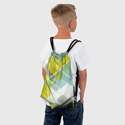 Рюкзак-мешок Твой стиль геометрия, цвет: 3D-принт — фото 2