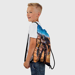 Рюкзак-мешок Фалаут силовая броня, цвет: 3D-принт — фото 2