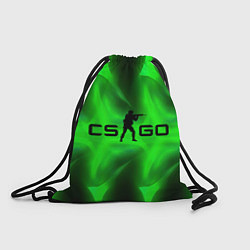 Мешок для обуви CSGO green logo