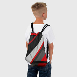 Рюкзак-мешок Линии неопределенности, цвет: 3D-принт — фото 2