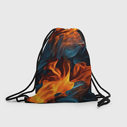 Рюкзак-мешок Пламя огня, цвет: 3D-принт