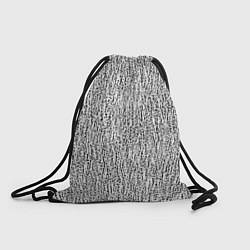 Рюкзак-мешок Текстура черные вкрапления на белом, цвет: 3D-принт
