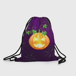 Рюкзак-мешок Зловещая тыква, цвет: 3D-принт