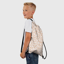 Рюкзак-мешок Нежный леопард паттерн, цвет: 3D-принт — фото 2